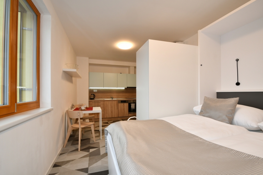 EFI Residence Holzova 28, novostavba 1+kk v Brně-Líšni