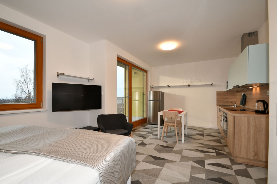 EFI Residence Holzova 28, novostavba 1+kk s lodžií v Brně-Líšni