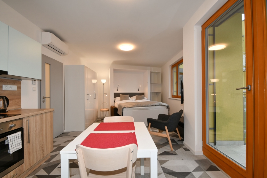 EFI Residence Holzova 28, novostavba 1+kk s lodžií v Brně-Líšni