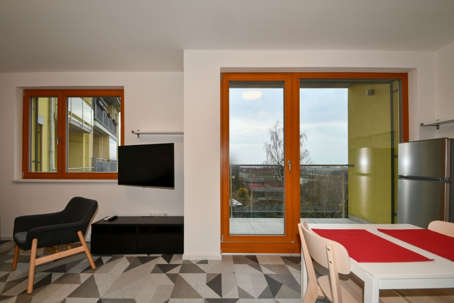 EFI Residence Holzova 28, novostavba 1+kk s lodžií v Brně-Líšni