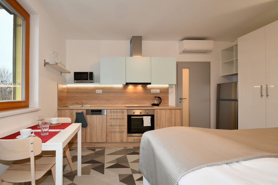 EFI Residence Holzova 28, novostavba 1+kk s balkonem v Brně-Líšni