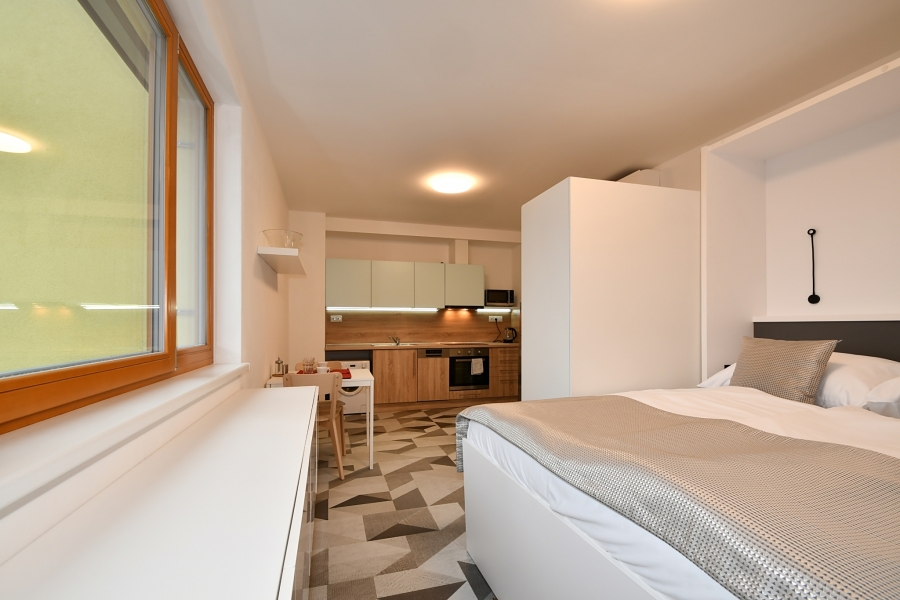 EFI Residence Holzova 28, novostavba 1+kk v Brně-Líšni