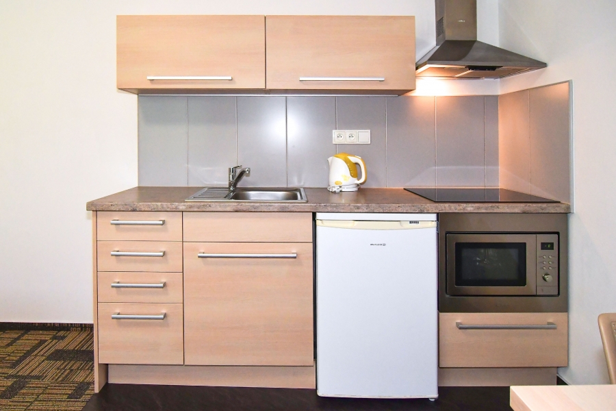 Pronájem luxusního zařízeného bytu 1+kk s balkonem a klimatizací, 35 m2